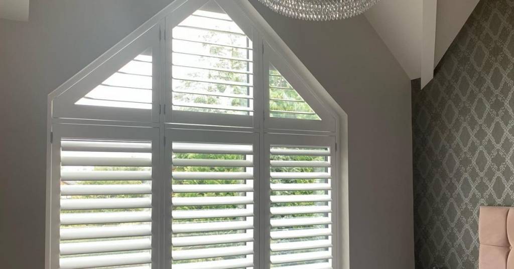Shaped Shutters from Victoria Blinds Norwich